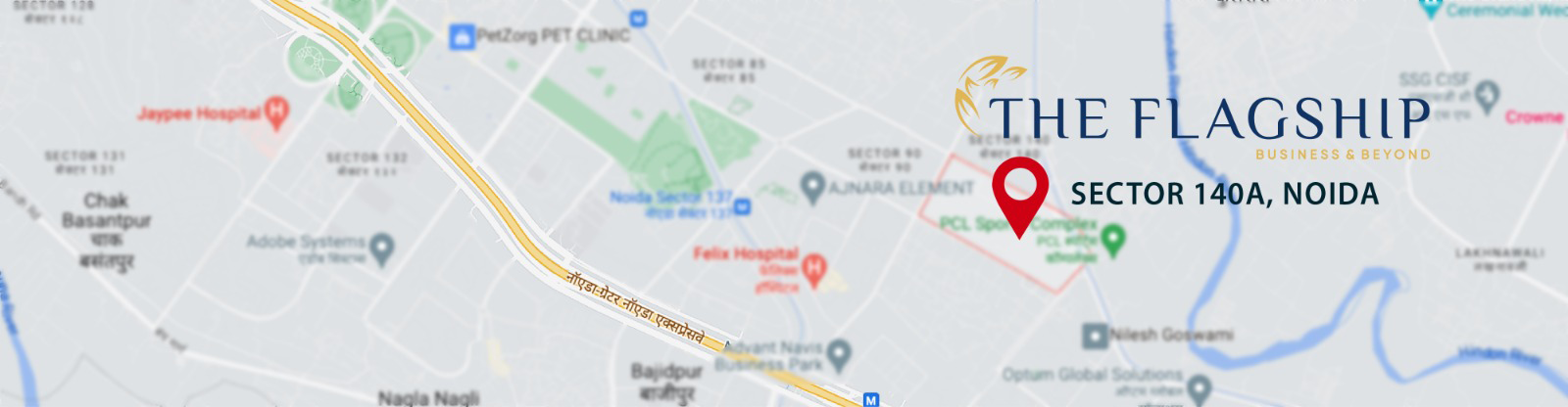 CRC The Flagship Location Map